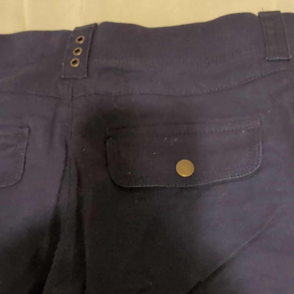 Lee Women's Navy Blue Bermuda Shorts - Picture 5 of 5